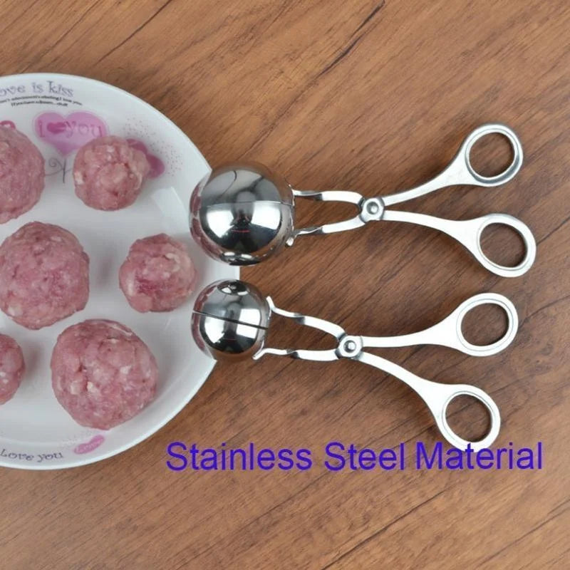 Stainless steel meatball maker