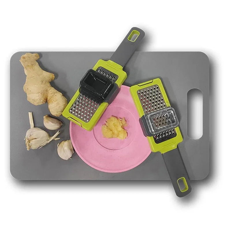 Garlic Crusher &amp; Ginger Grater (Multi-Purpose Kitchen Tool)