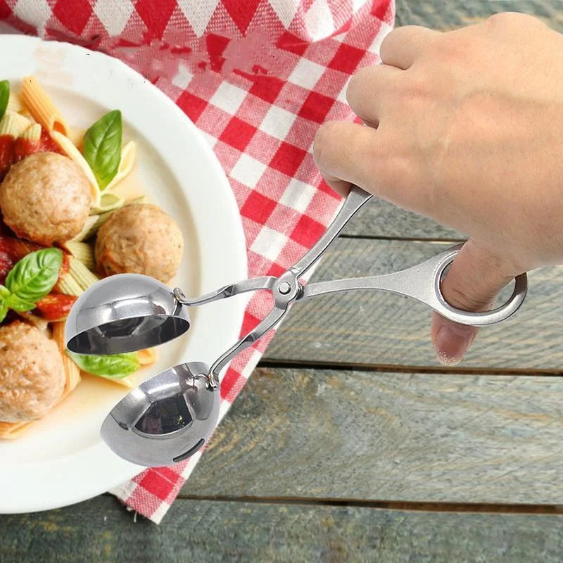 Stainless steel meatball maker