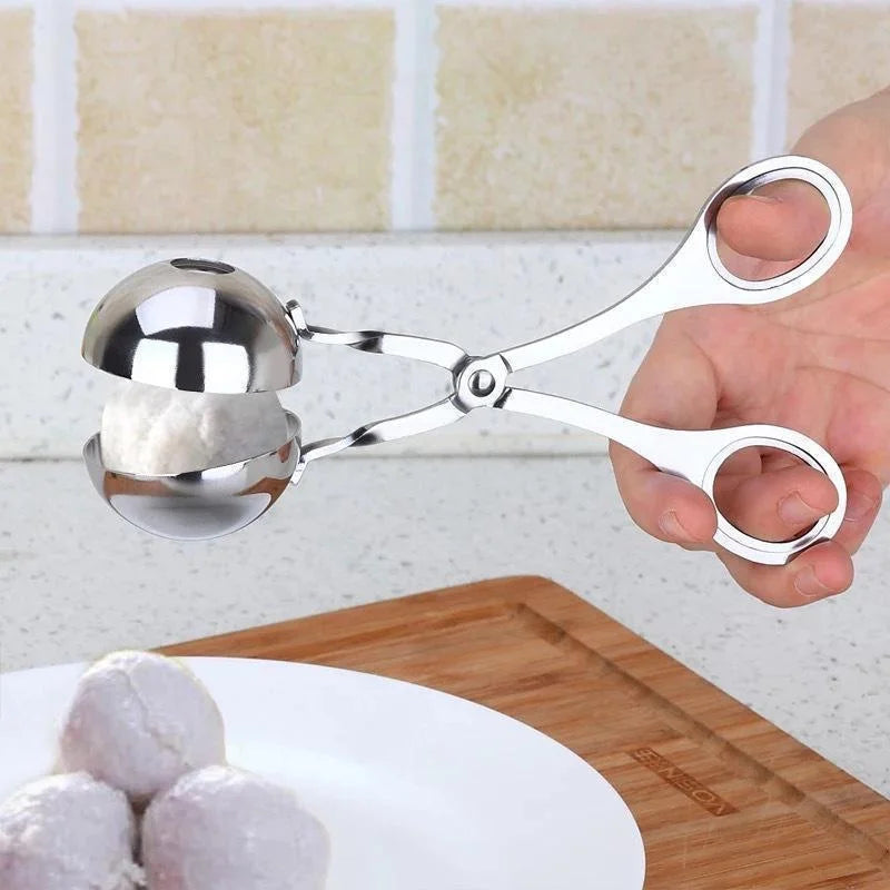 Stainless steel meatball maker