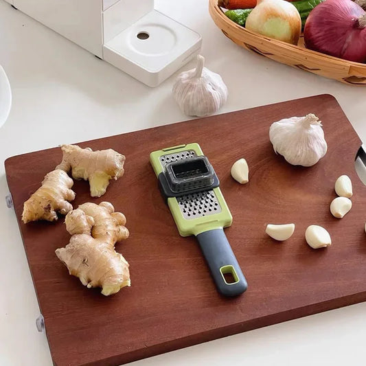 Garlic Crusher &amp; Ginger Grater (Multi-Purpose Kitchen Tool)