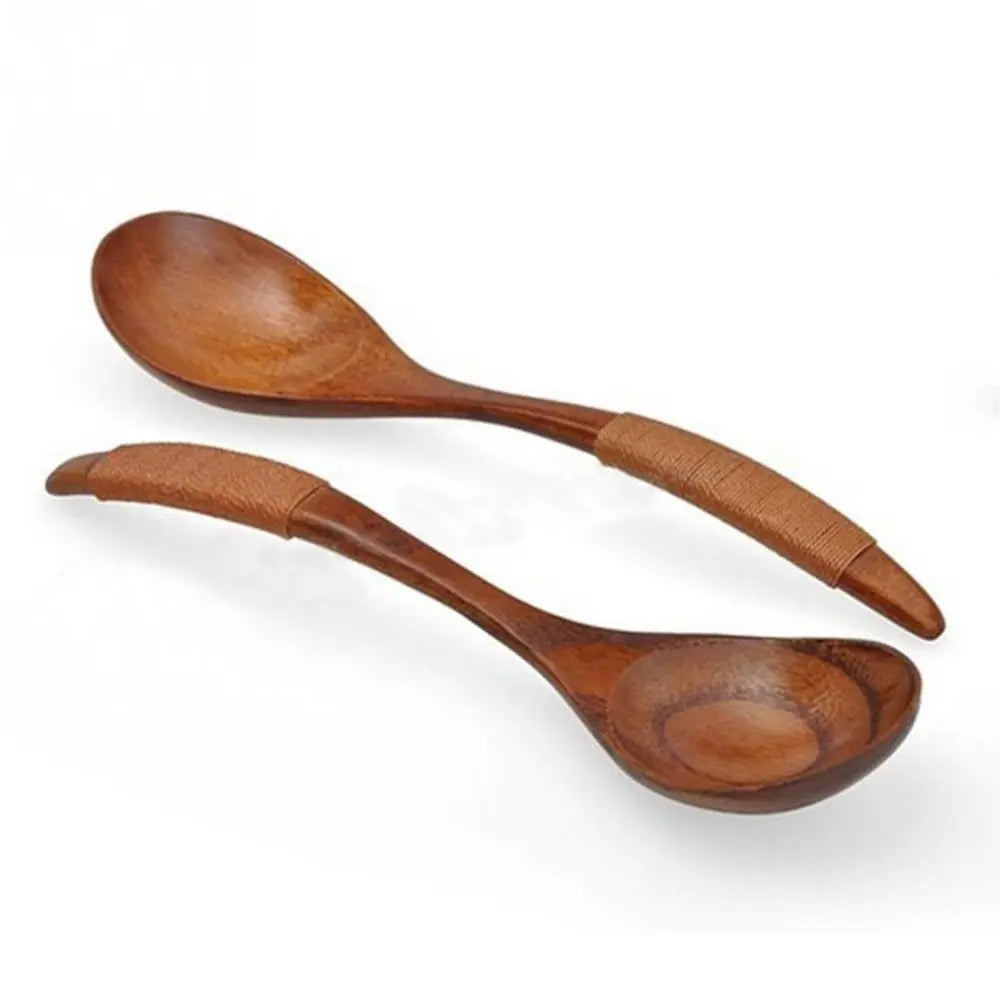 Hand-made Catering Wood Soup Spoon