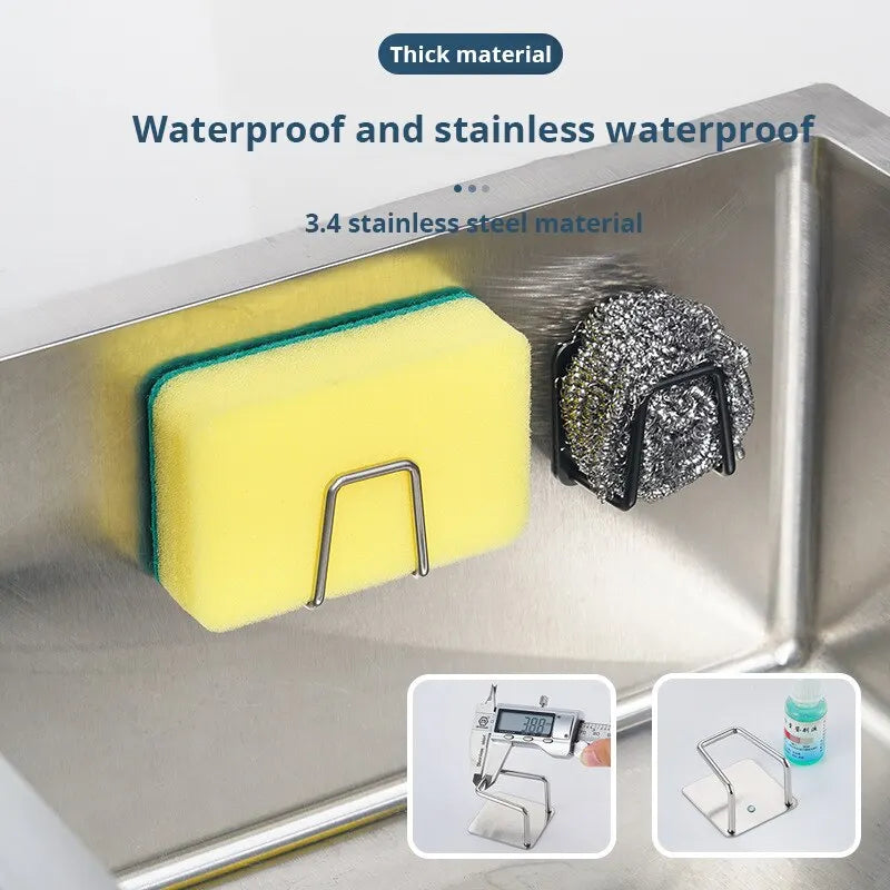 Stainless Steel Sink Sponge Rack (2pc)