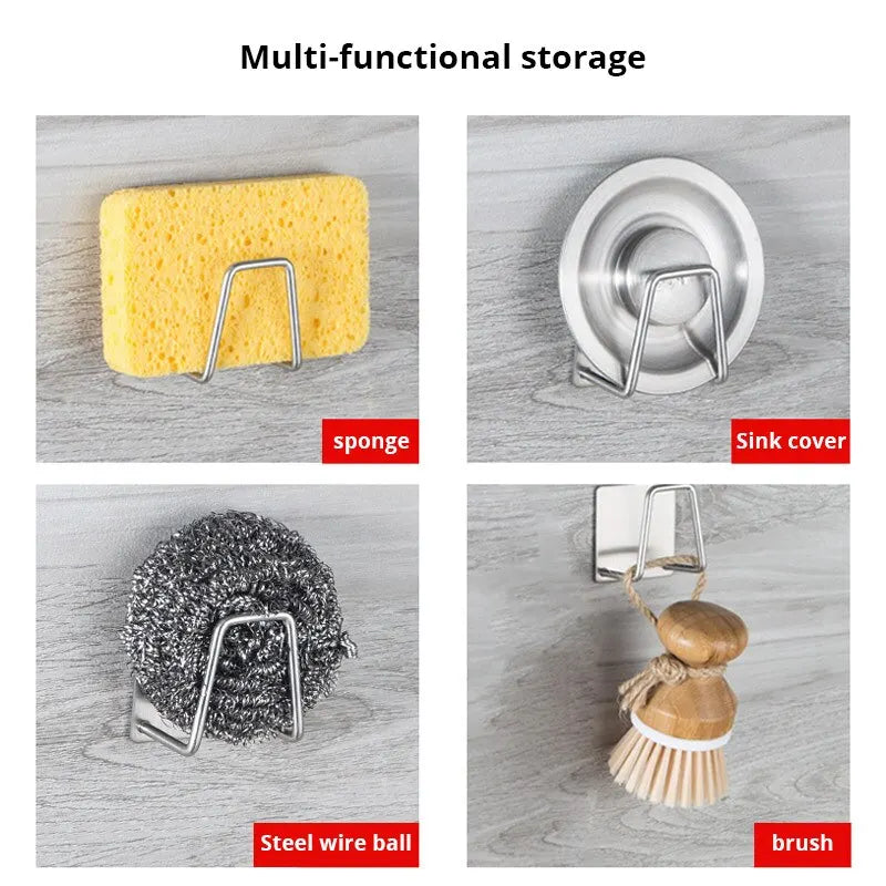 Stainless Steel Sink Sponge Rack (2pc)